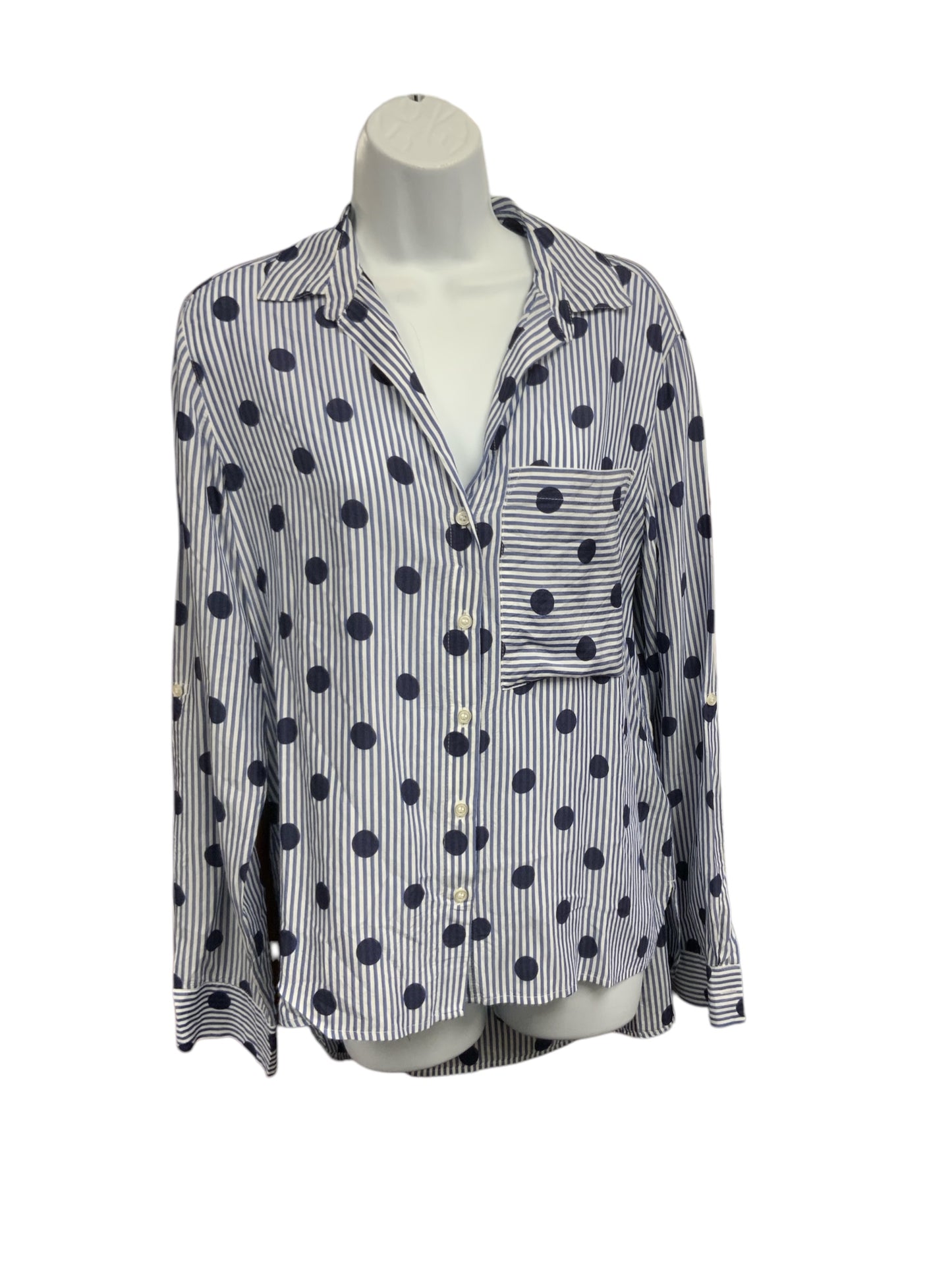 Next Women's Button Down Blue 14