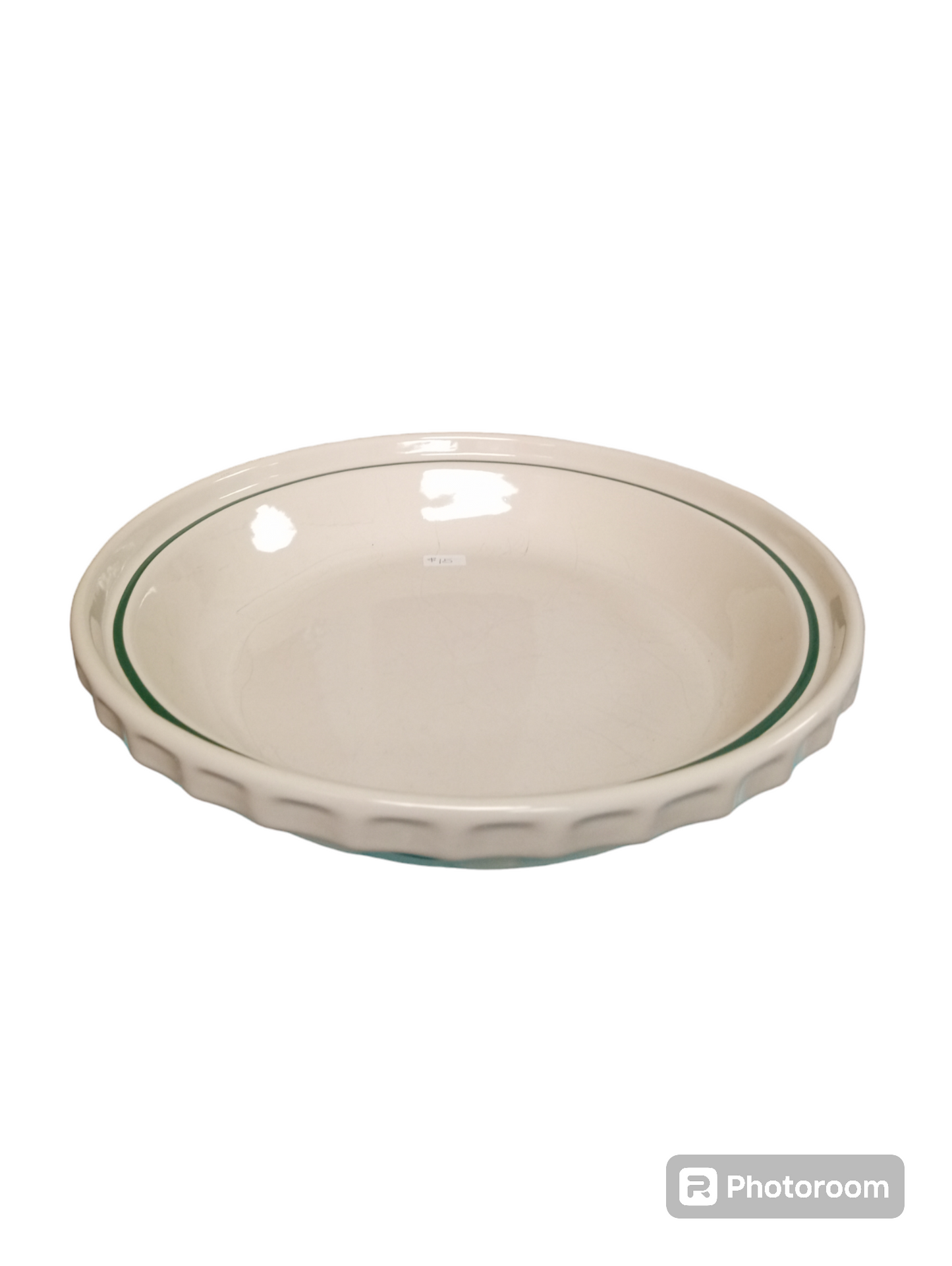 Longerberger Pie Dish Cream 10"