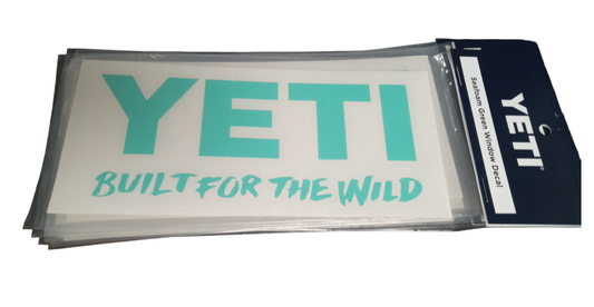 Yeti Window Decal Seafoam Green