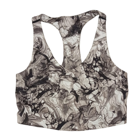 Zella Women's Crop Top S Brown Marble