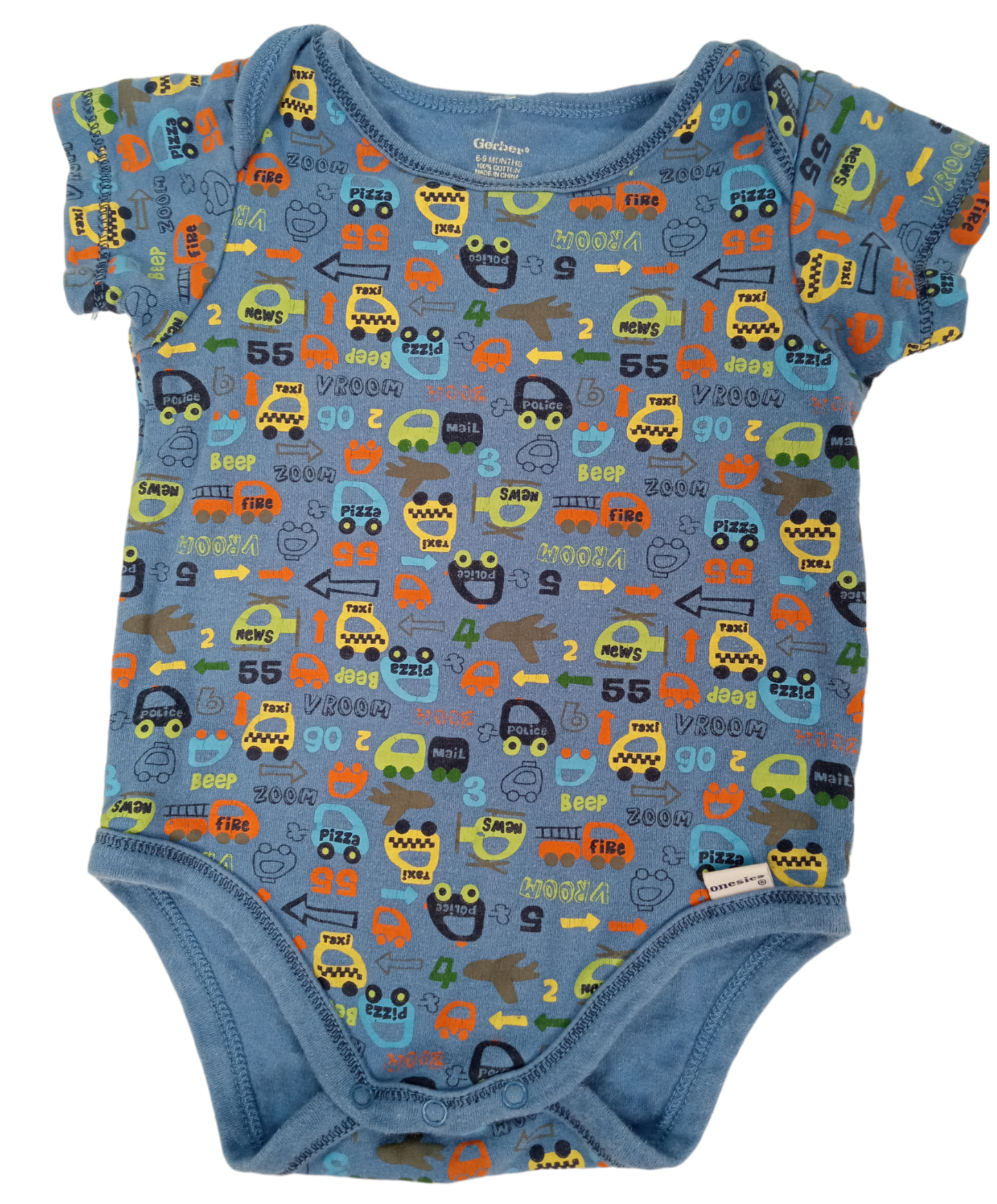 Gerber's Boys Onesie Blue 6-9