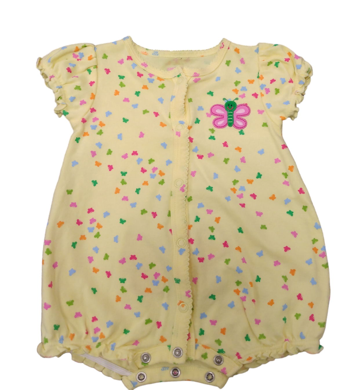 Carter's Girl Romper Yellow 3 Month