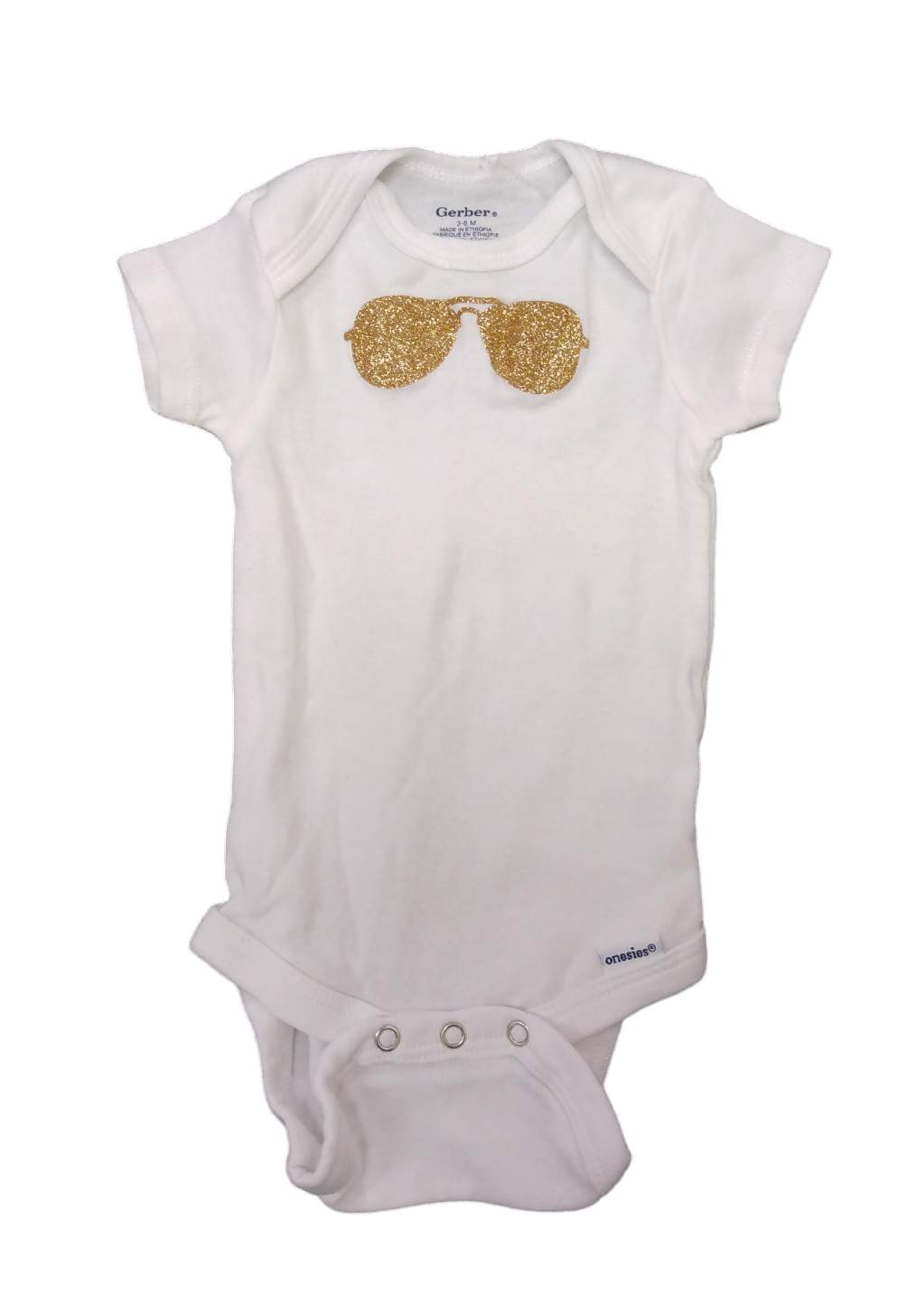 Gerber Onesie White 3-6