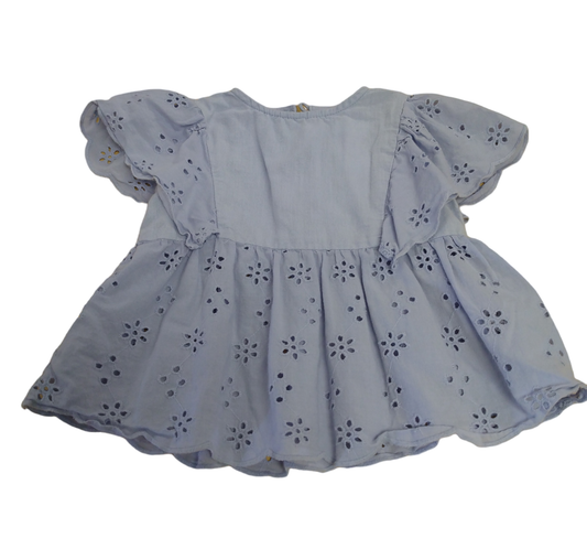 Zara Girl's Top Blue 9-12 months