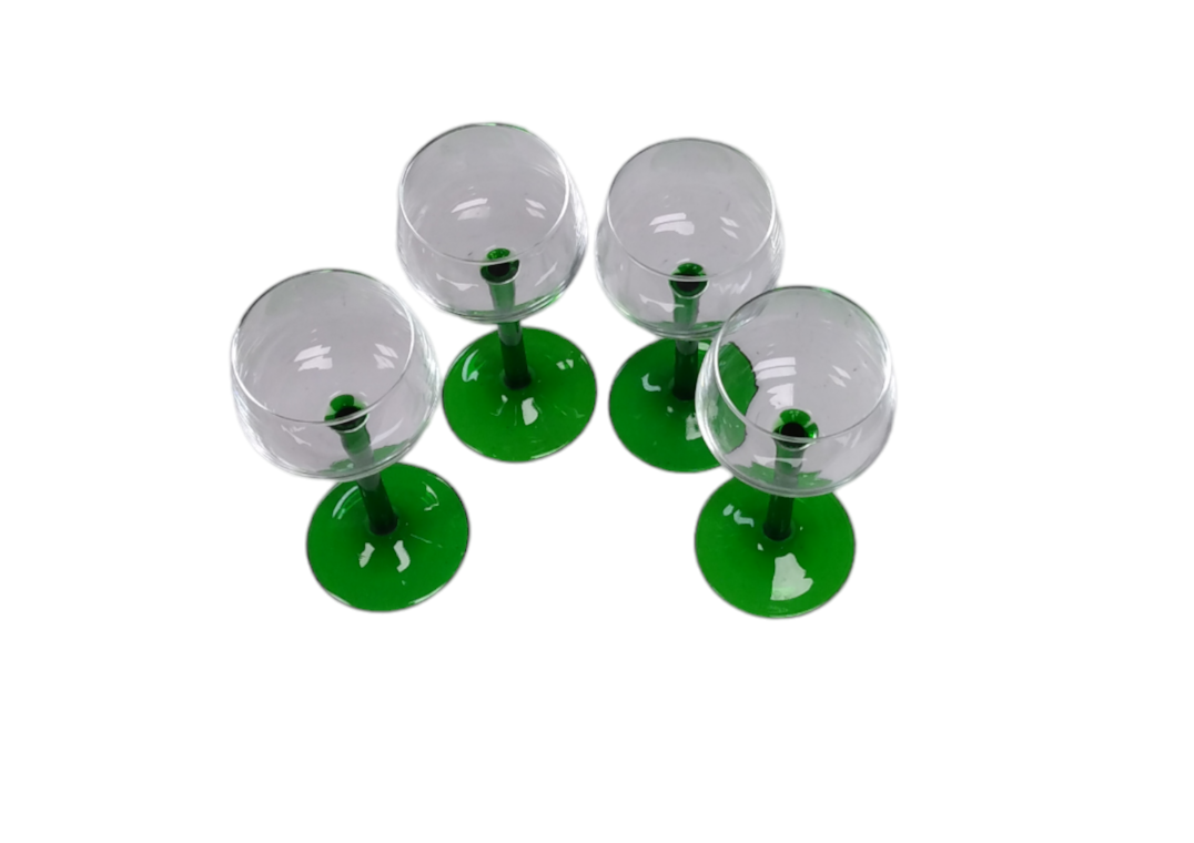 Vintage MCM Aperitif Glass Green