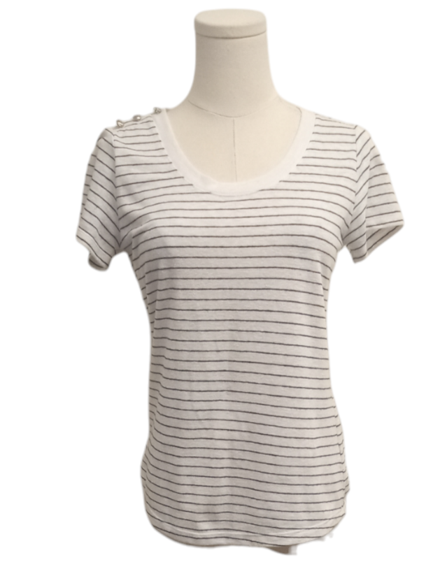 Talbot's Women's Striped T Shirt P