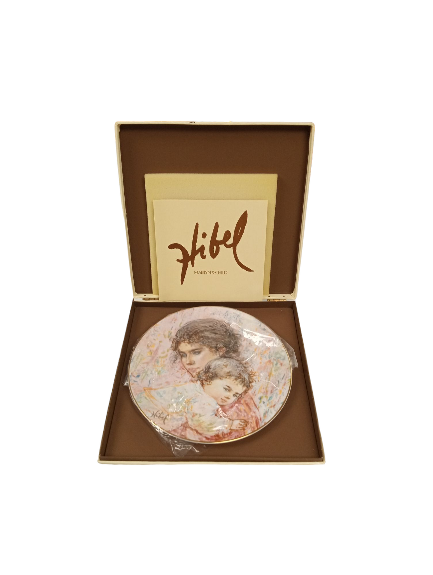 Hibel Marilyn & Child Plate