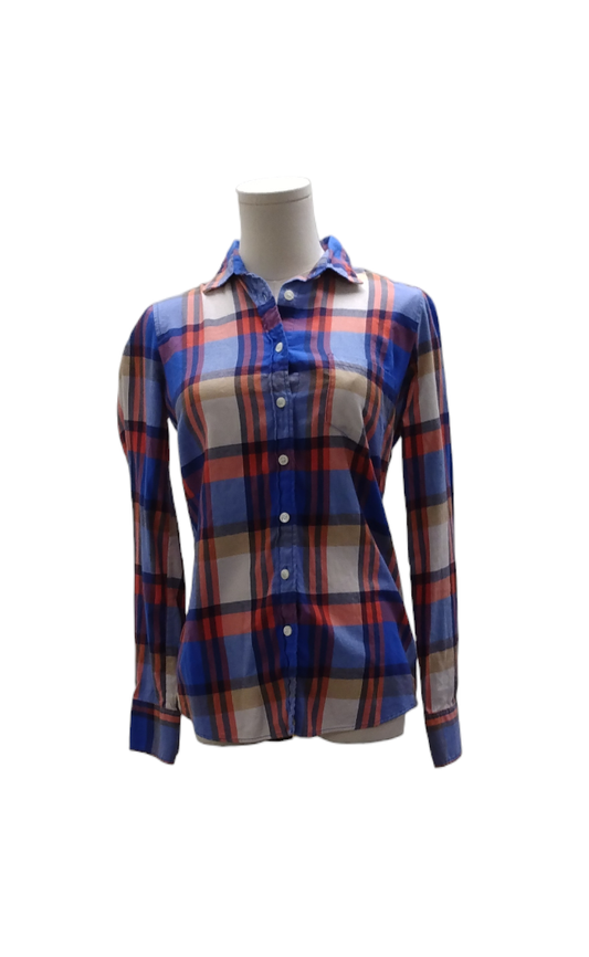 J Crew Women's Plaid Shirt XXS