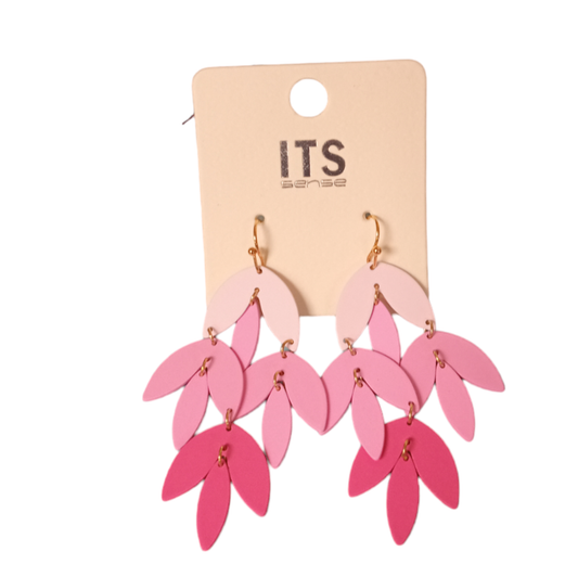 NWT Its Sense Earrings Pink