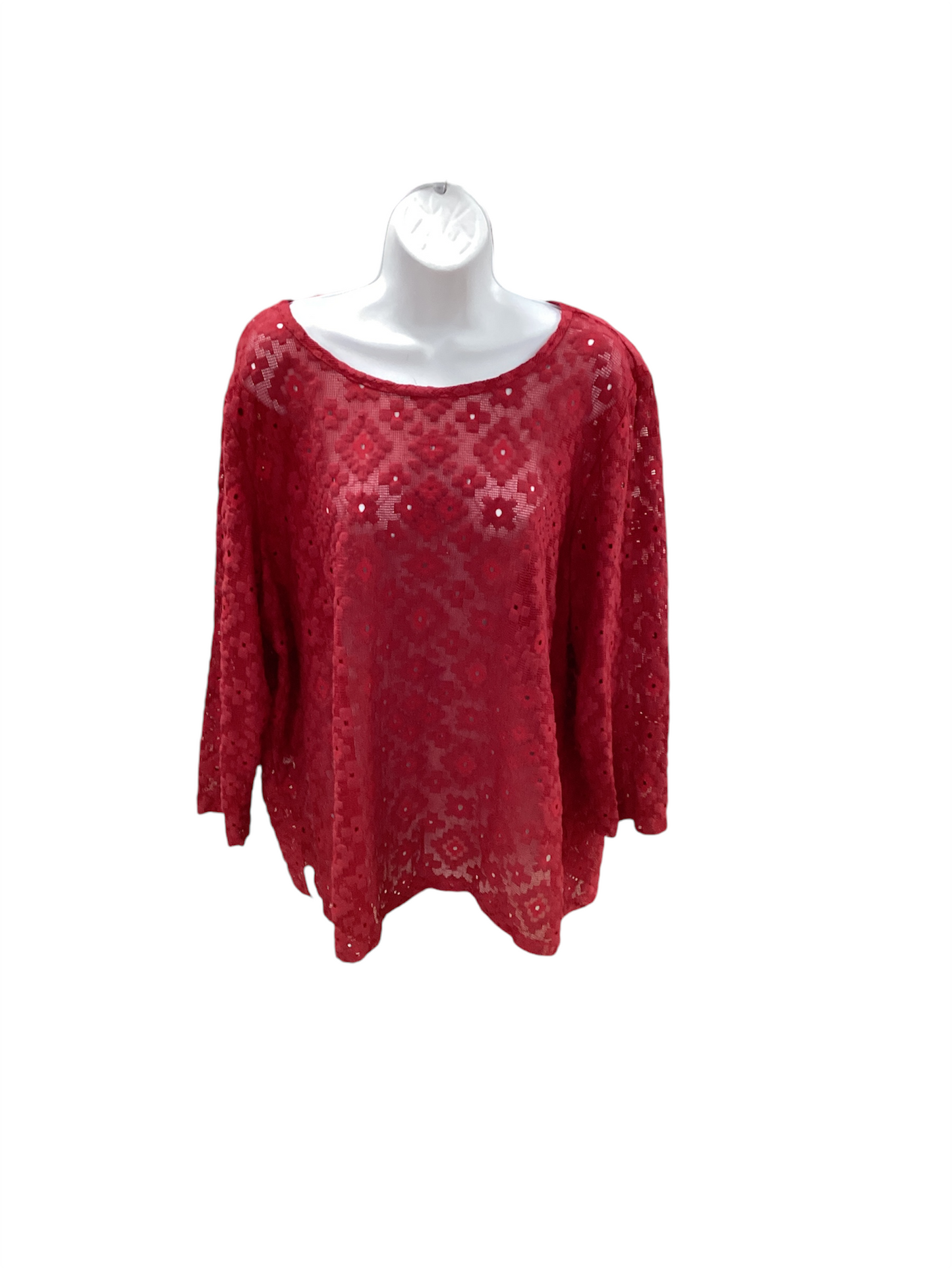 Signature Weekend Women's Blouse Red 18/20