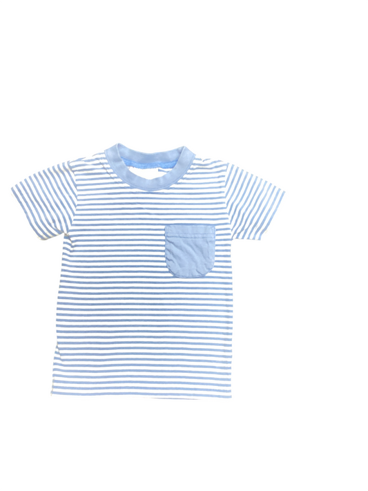 Little English Boy's Tee Blue 3T