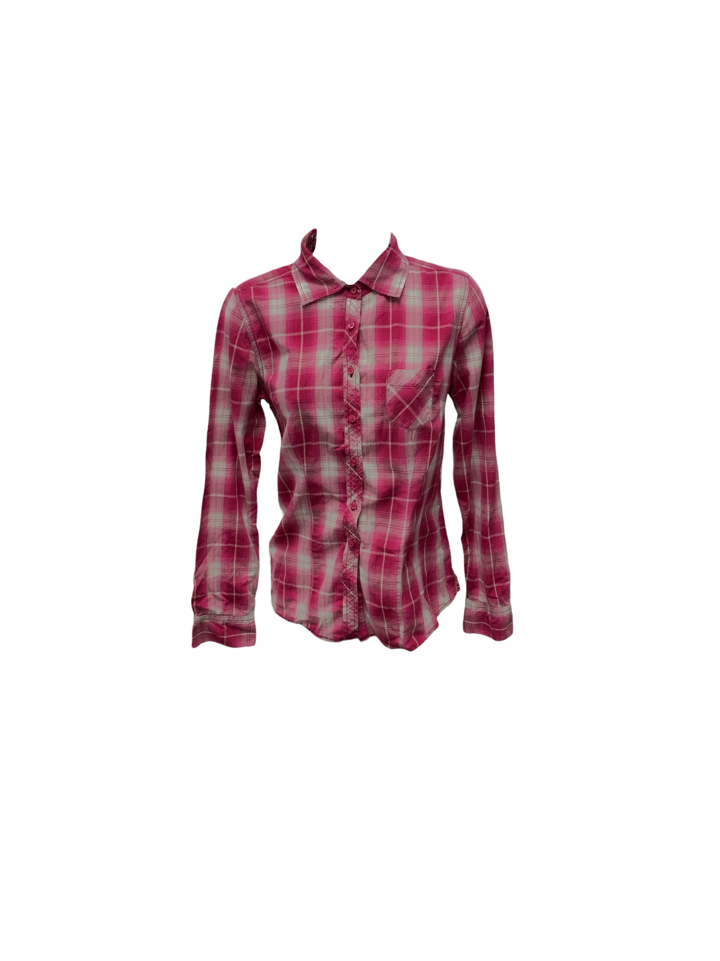 Faded Glory Women's Blouse Fucshia S