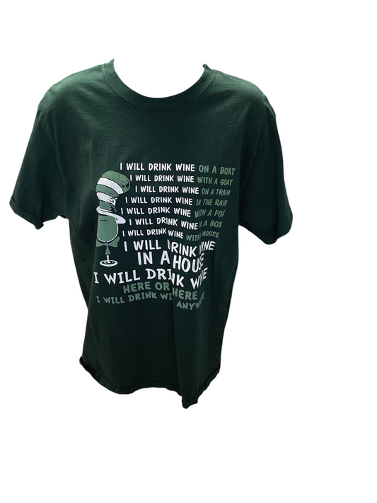 Hanes Men's T-Shirt Green M