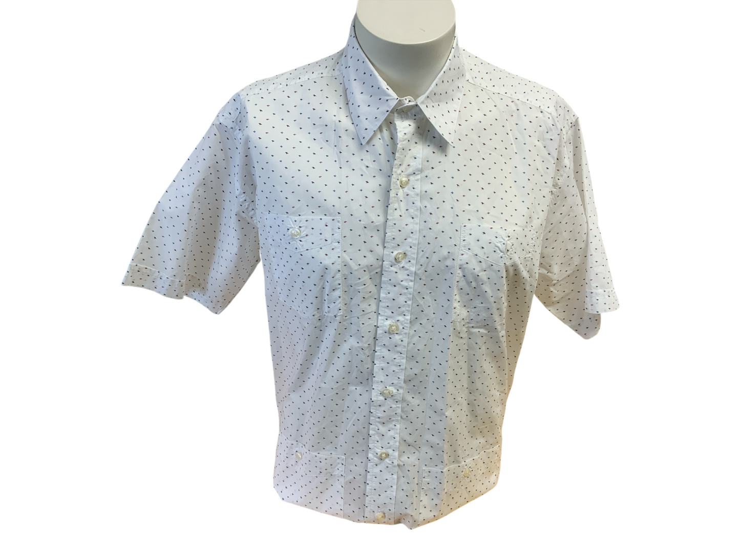 San Cristobal Guayabera Men Shirt White