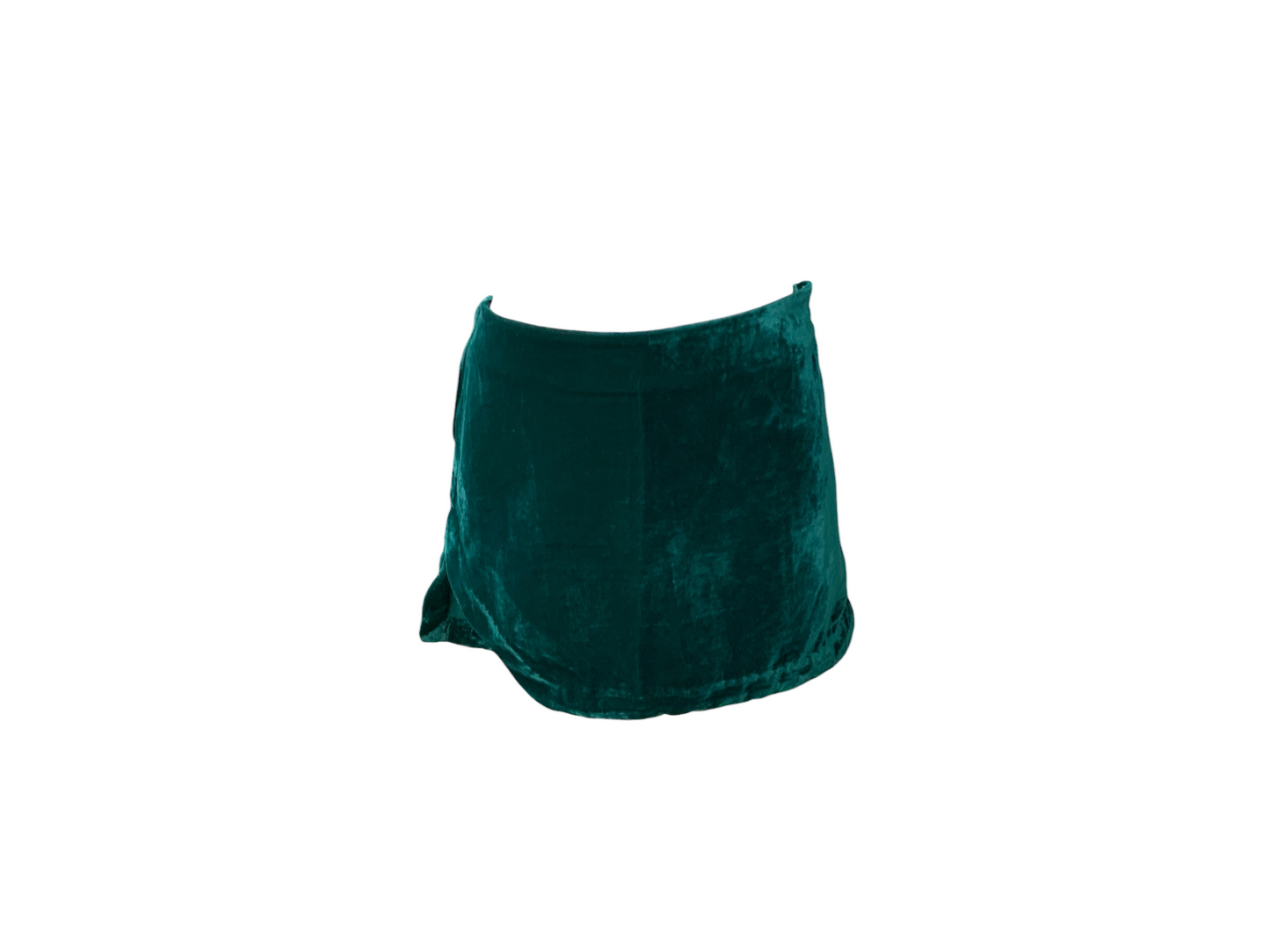 NWT Free People Jr Velvet Skirt Teal 4x12