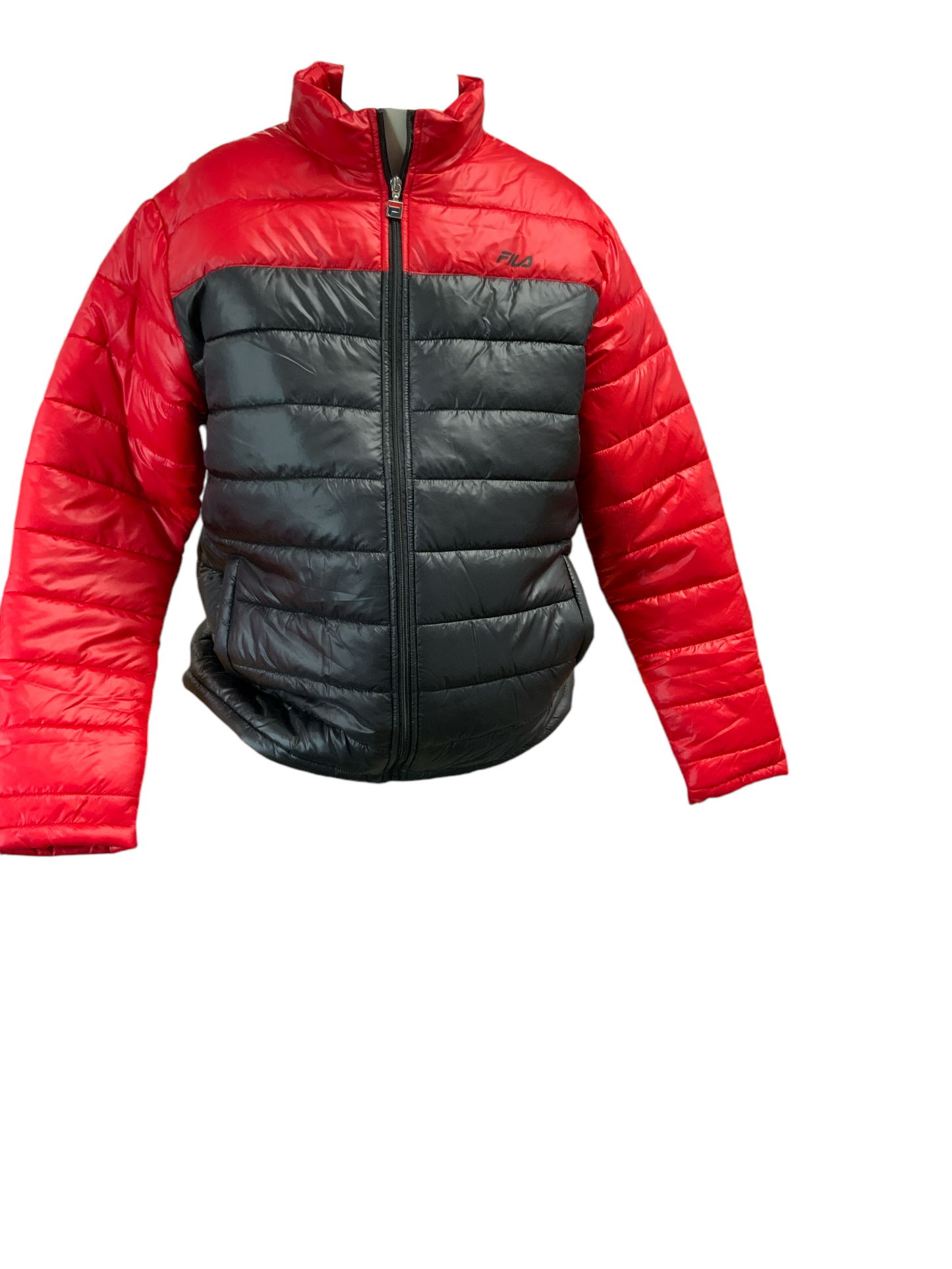 NWT Fila Men's Black Red Puffer XL