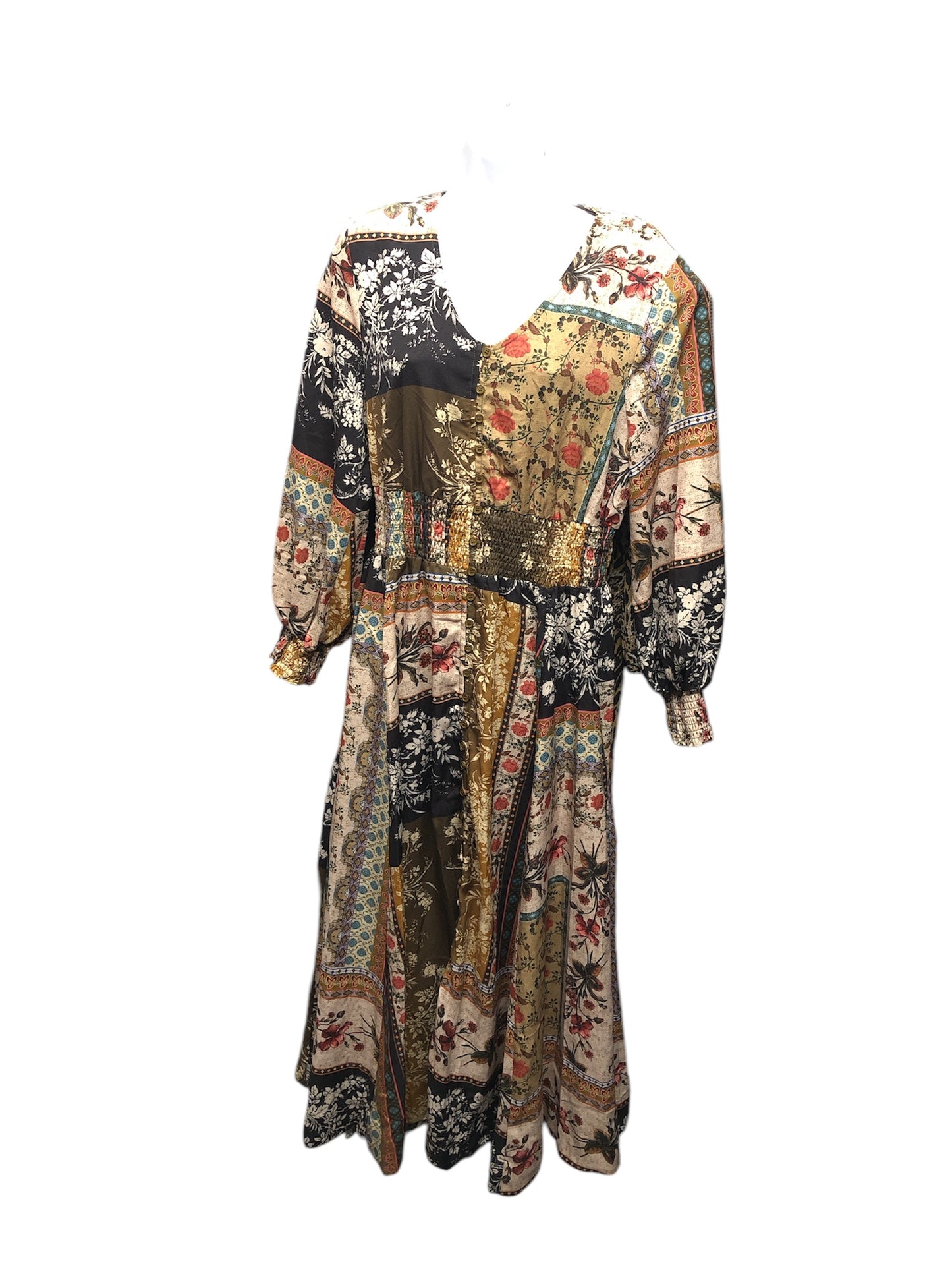 NWT Talisman Women's Dress Gold Multi M