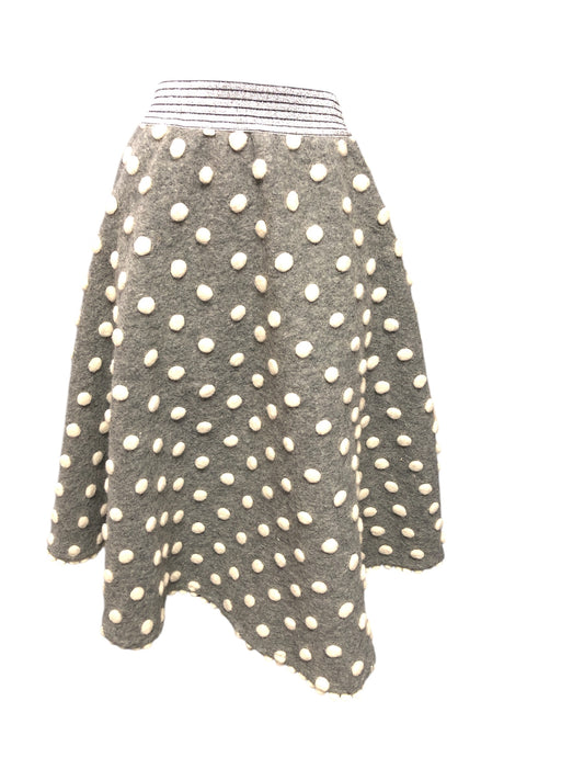 Irregular Choice Women's Skirt Gray Dot M/L