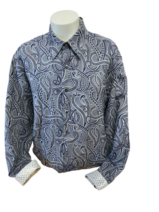 Robert Graham Men's Ltd Shirt Navy XL