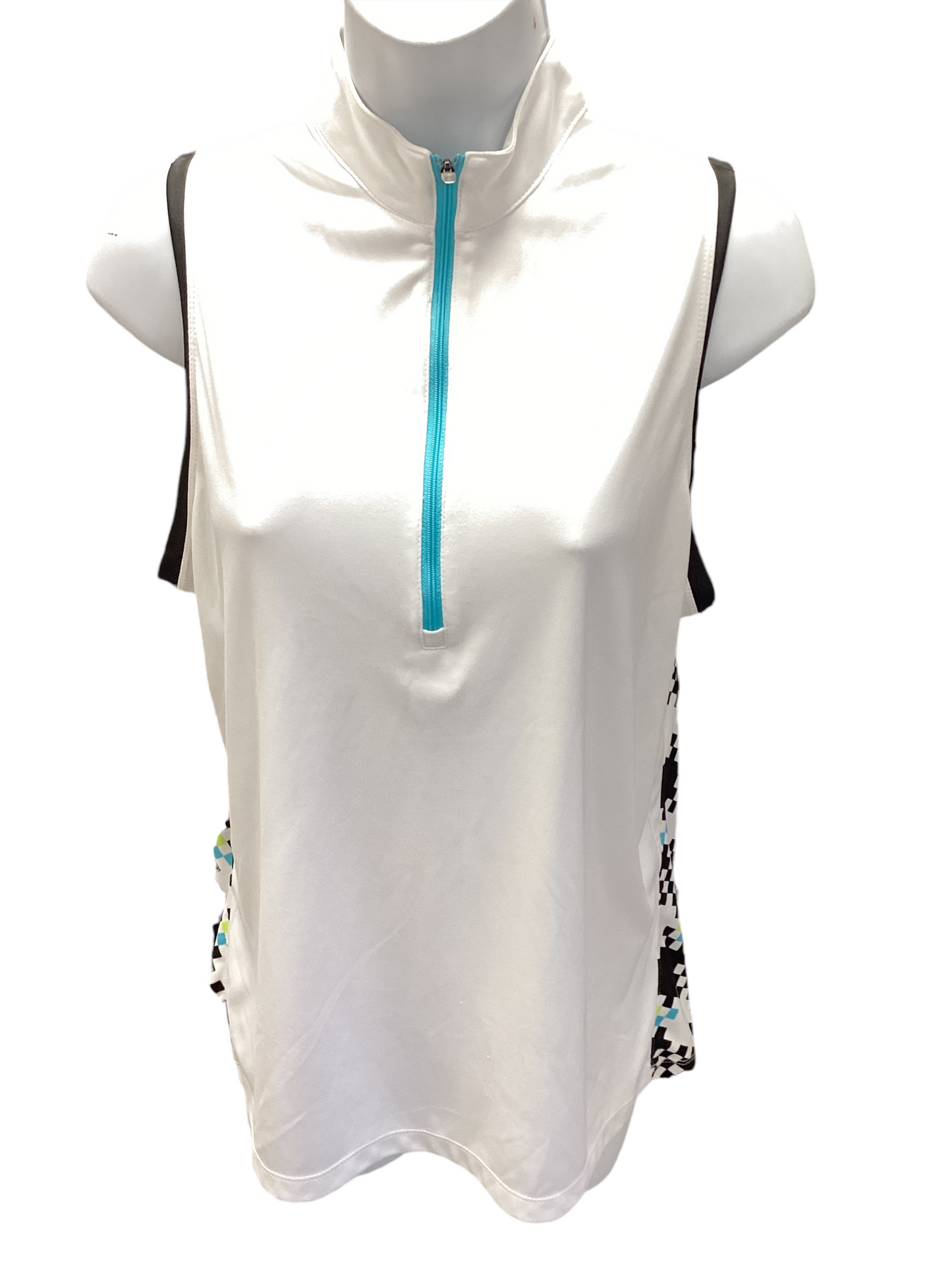 Callaway Women's Golf Zip Tank Aqua L