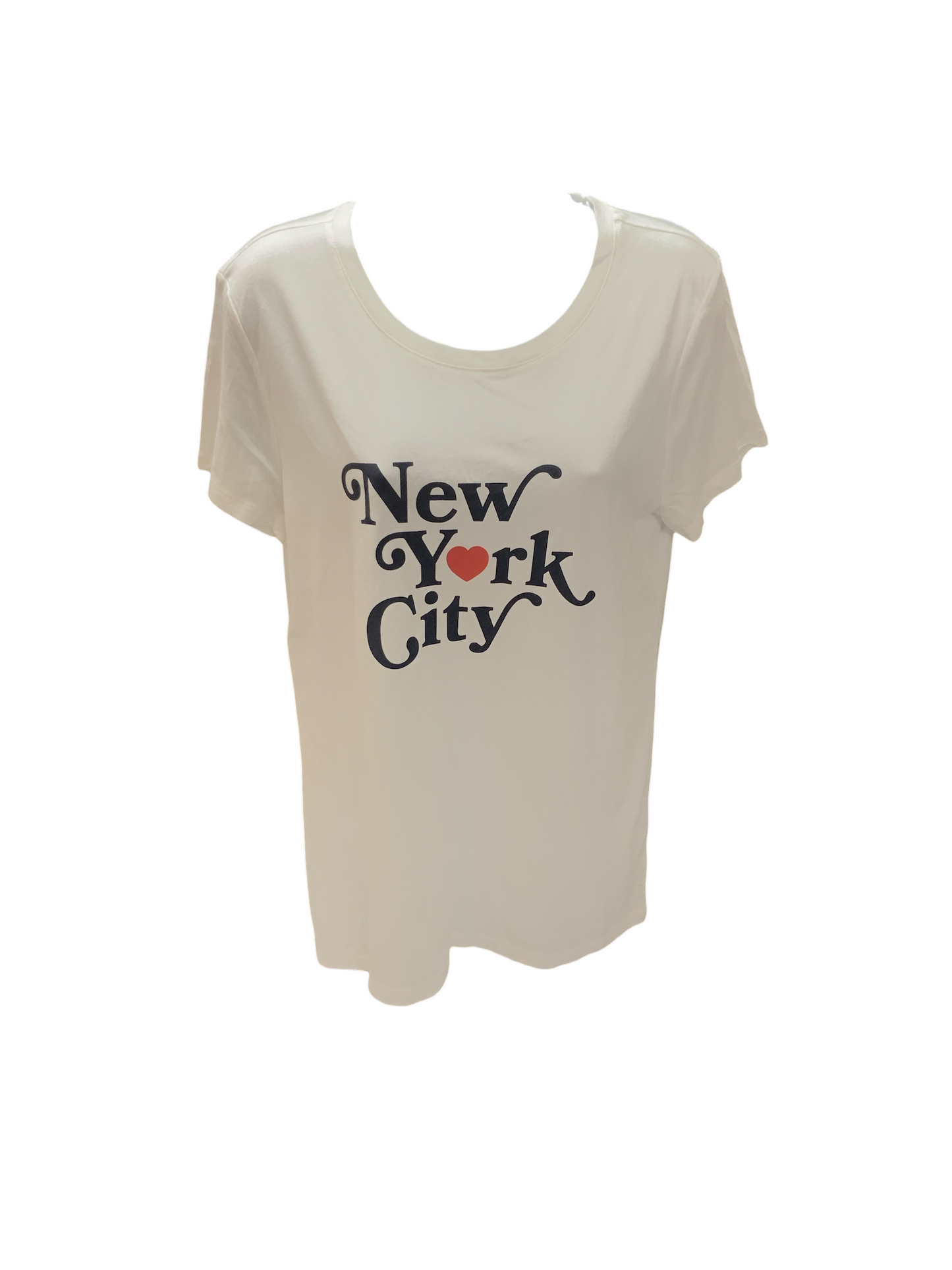 Gap Women's Tee NYC White L