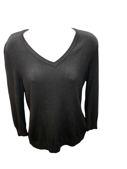 Calvin Klein Women's 2Fer Sweater Black S