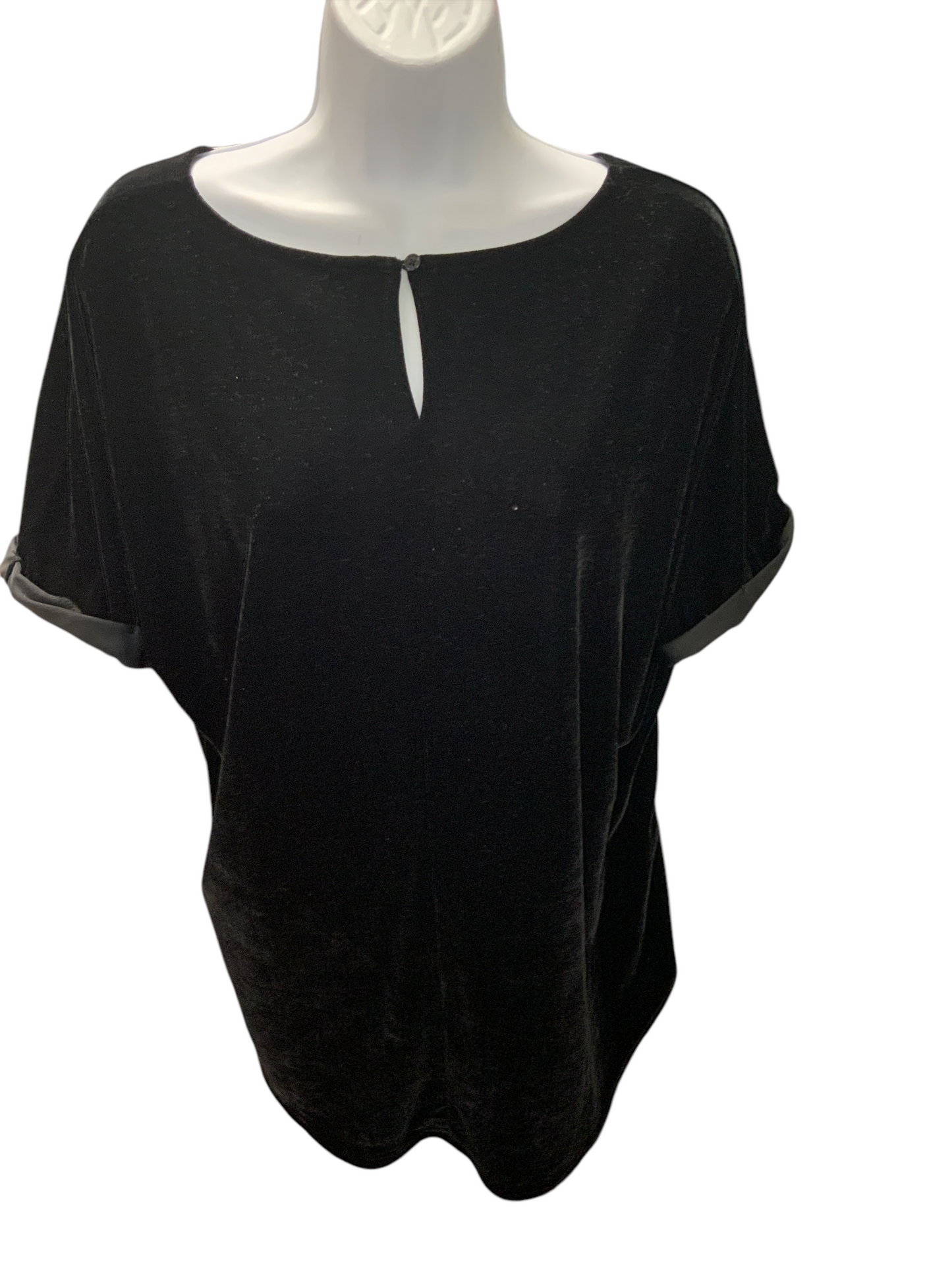 Wishlist Velour Top Black L