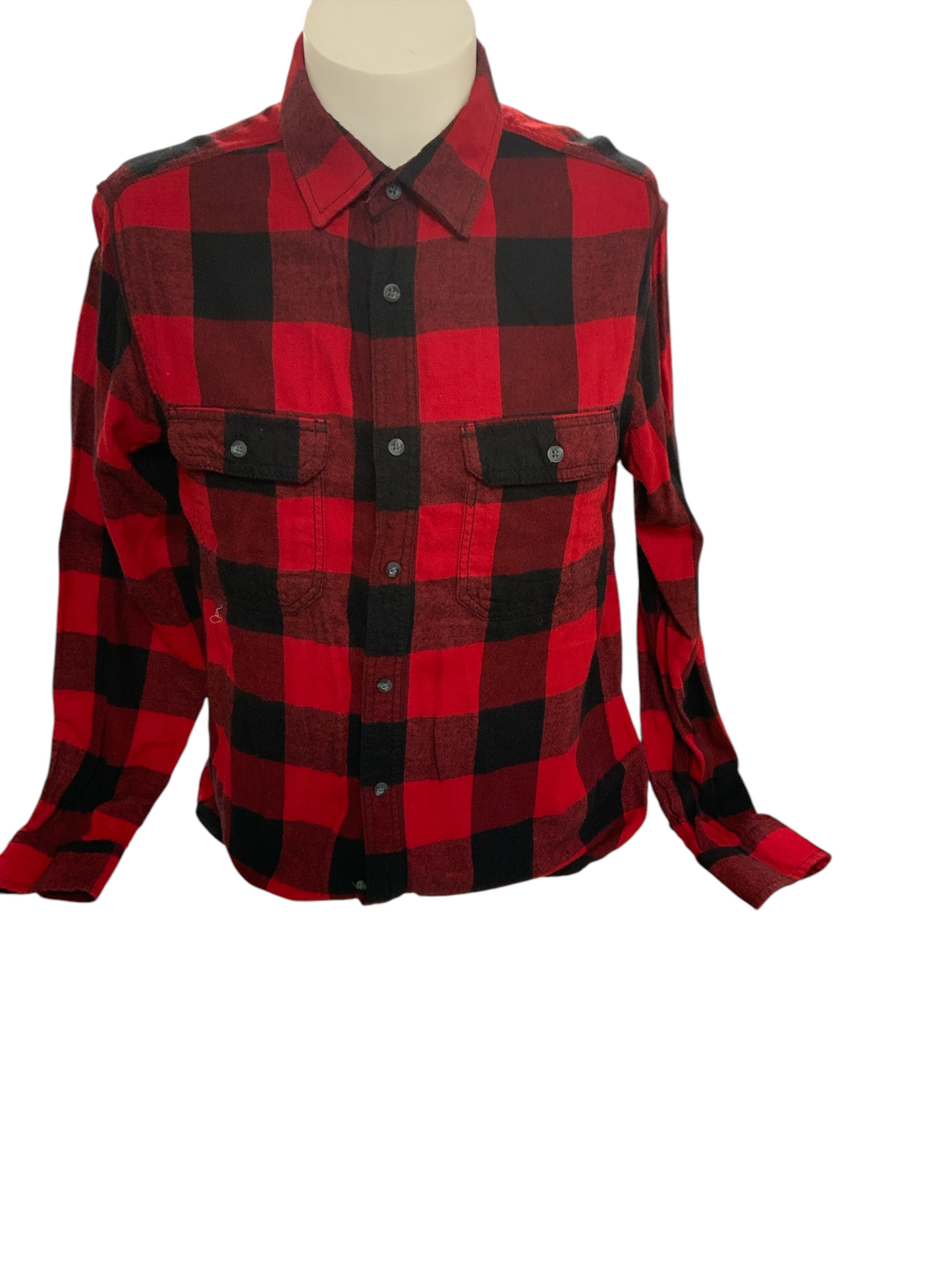 George Men's Flannel Red M