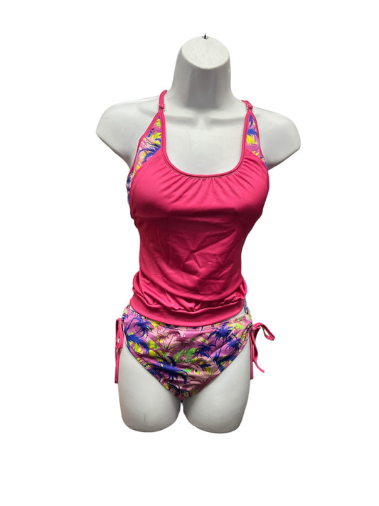 NWT CowCow Women's 2pc Swim Pink M