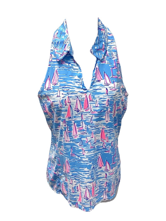 Lilly Pulitzer Luxletic Bra Polo Blue M