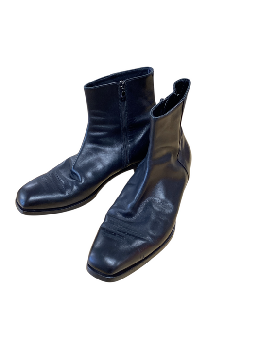 Prada Men's Leather Boots Black 7