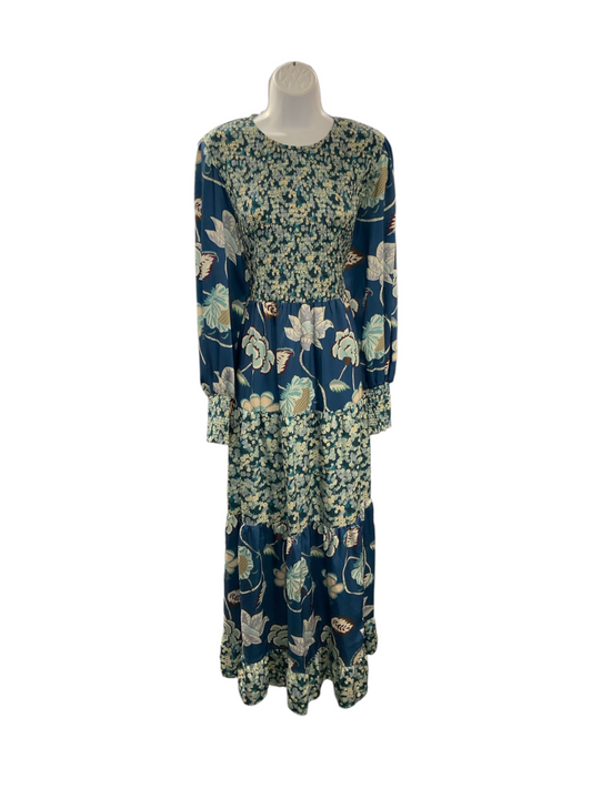 Tuckernuck Women's Dress Green Floral 3XL