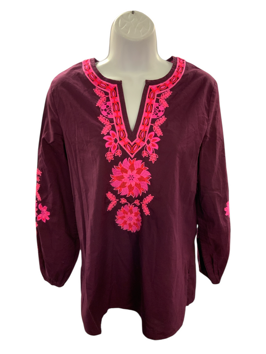 Lilly Pulitzer Women's Tunic Wine XS