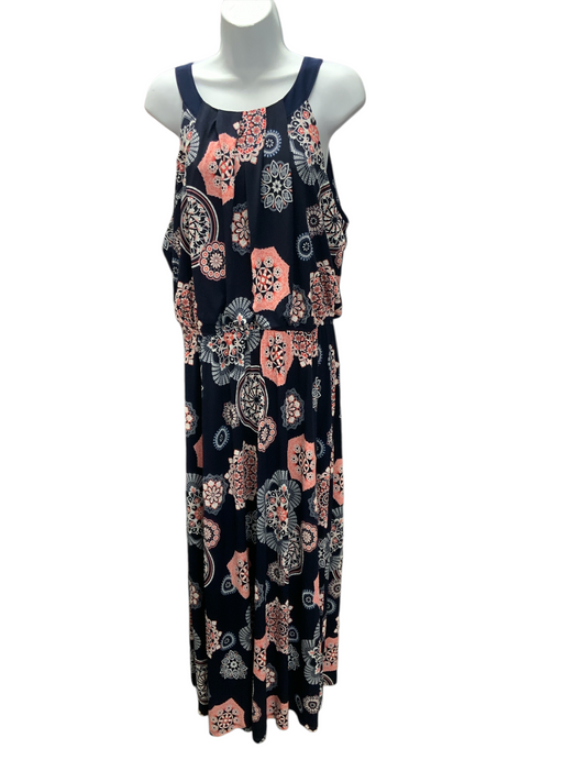 NWT Robbie Bee Women's Dress Navy XL