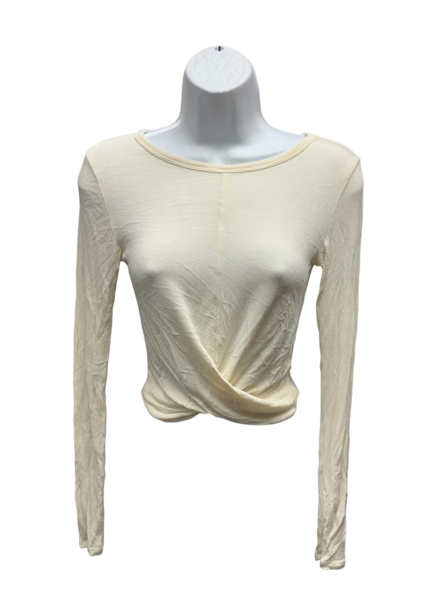 ALO Yoga Women's Twist Top Cream S