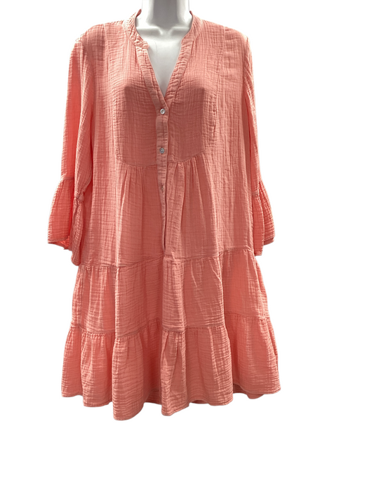 NWT Faherty Women's Dress Coral S