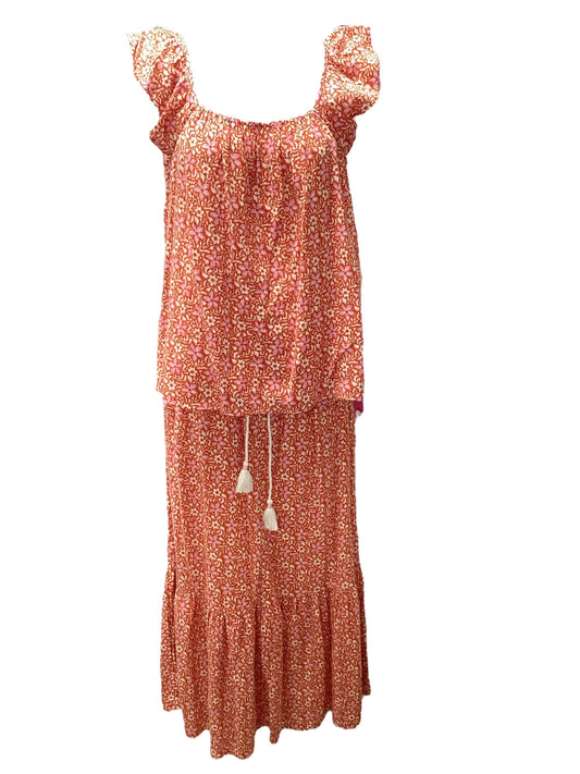 Ann Taylor Women's 2pc Dress Orange XS