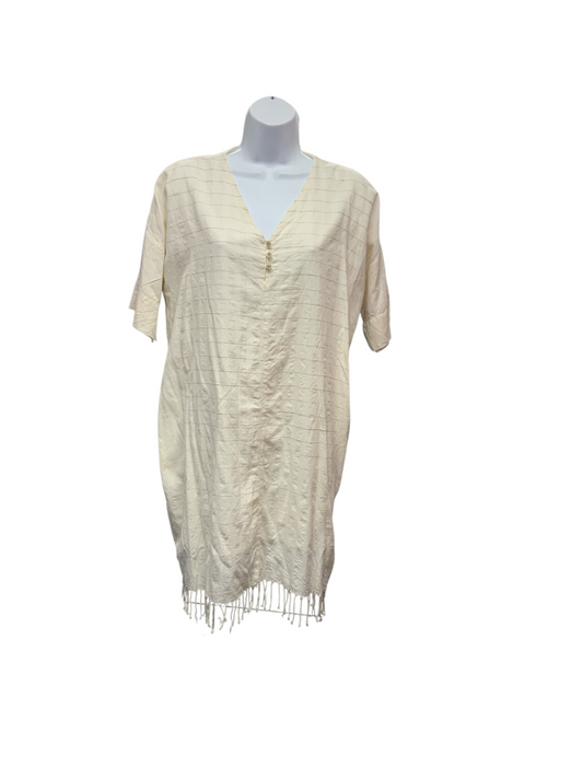 Mirth Womens Beige and Tan stripped  M/L