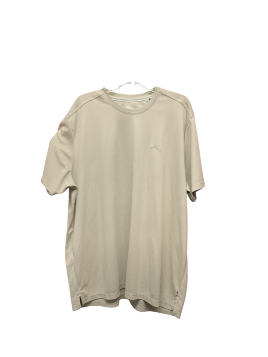 Tommy Bahama Men's Pique Tee Khaki 2X