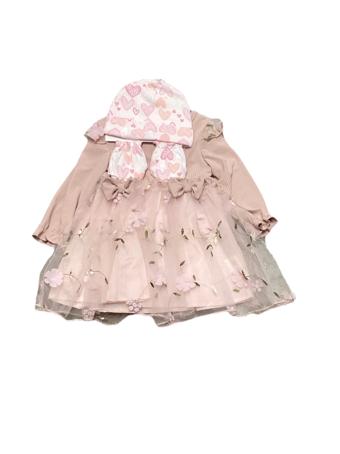 Girls Pink 3pc Set 3/6M