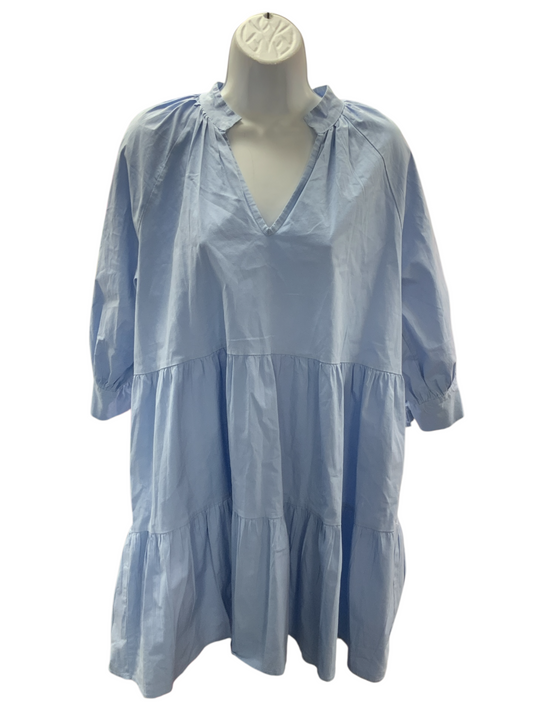 Sofia Italy Women's Cotton Dress Sky L