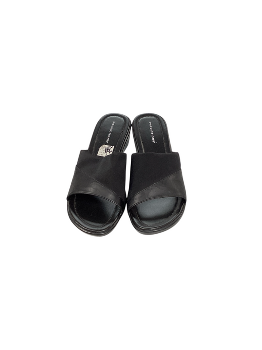 NWT Predictions Women's Sandal Black 11
