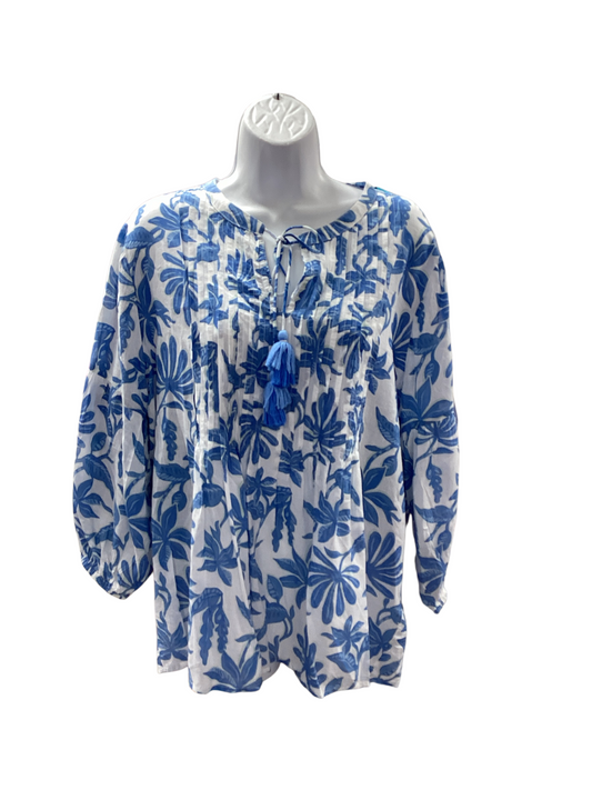 Elie Tahari Women's Tunic Blue L