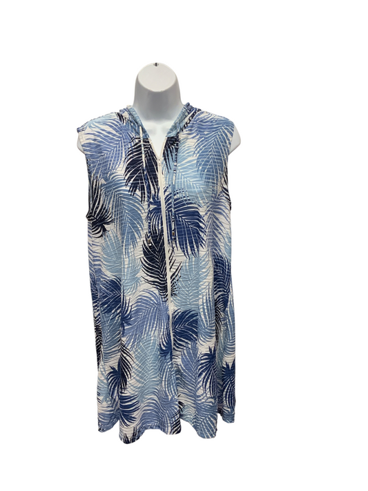 Portocruz Women's Hood Dress Blue M