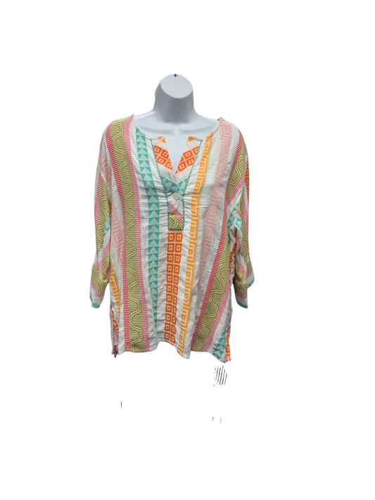 Tru Luxe Jeans Women's Tunic Multi XL