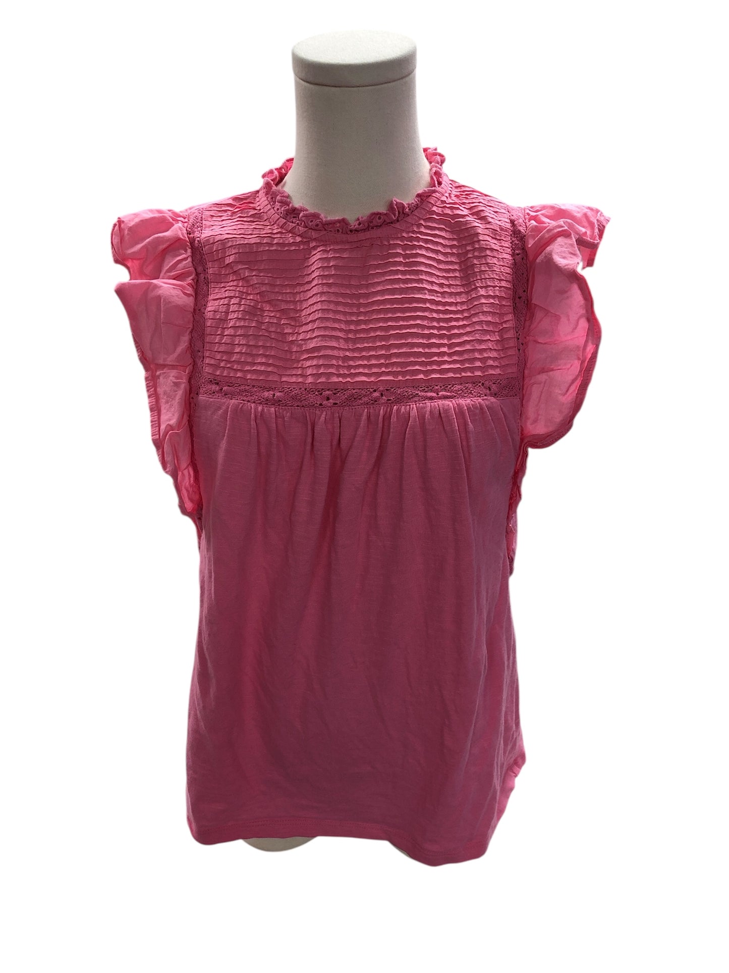 Studio 19 Jr Ruffle Tee Pink M