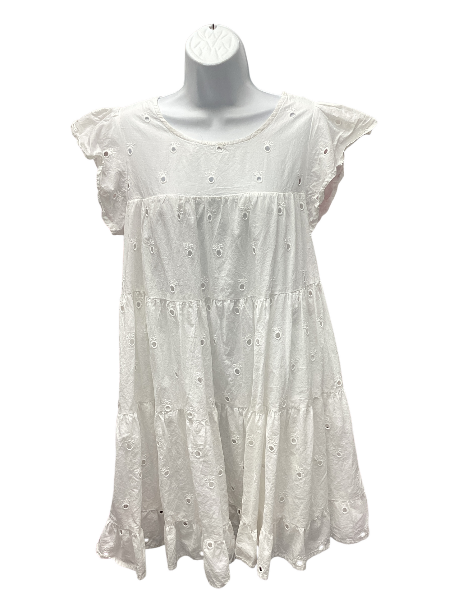 Simply Southern Women's Dress White XXL