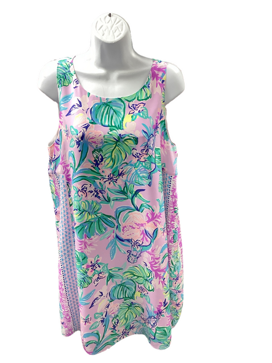 Lilly Pulitzer Women's Silk Dress Lilac L