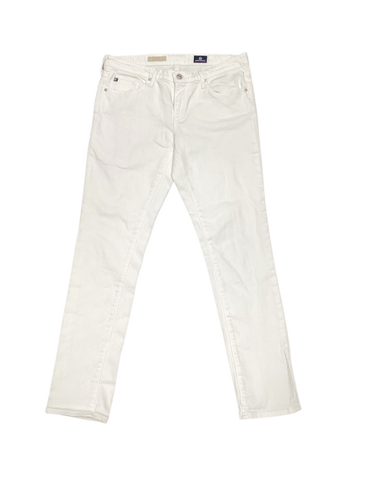 AG Women's Jean White 28R/6=S