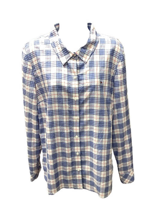 Tommy Hilfiger Women's Shirt Plaid L